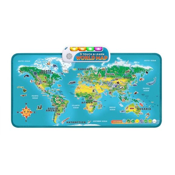 LeapFrog Other - LeapFrog - LeapFrog Touch & Learn World Map Blue